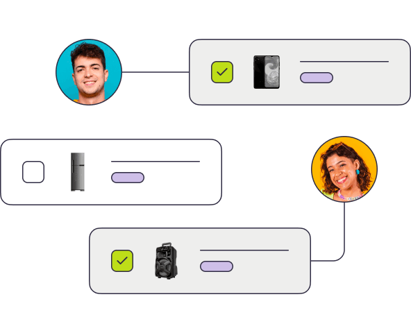 Desbloqueie experiências de compra exclusivas